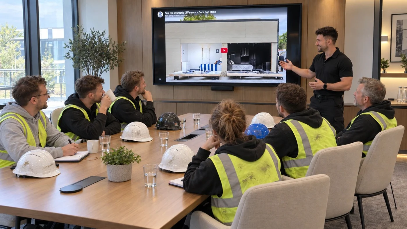 Illustrative workplace classroom training
